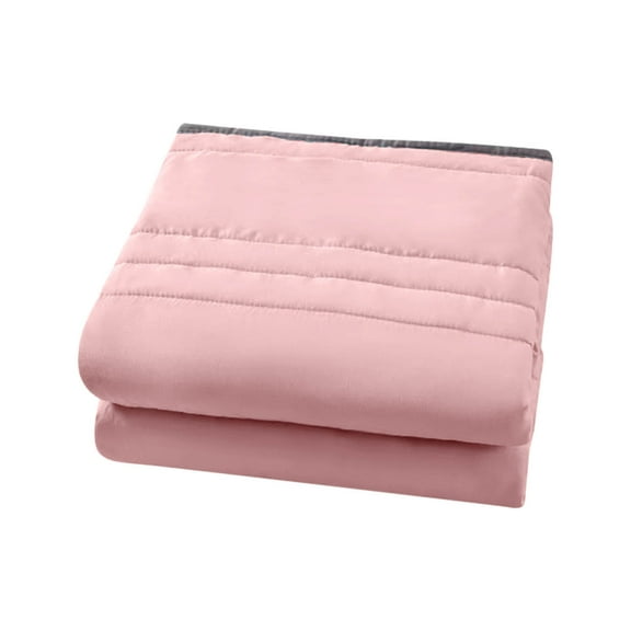 SLYNSHome Cooling Comforter Queen Size 39x55 inch Summer Breathable Blankets Hot Sleepers Lightweight Quilts for Home Dorm Room Essentials - Pink
