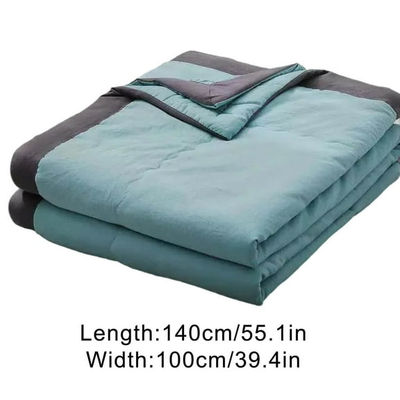 SLYNSHome Cooling Comforters Queen Size Cooling Blanket for Night Sweats Hot Sleepers Soft Breathable Summer Blankets - Blue