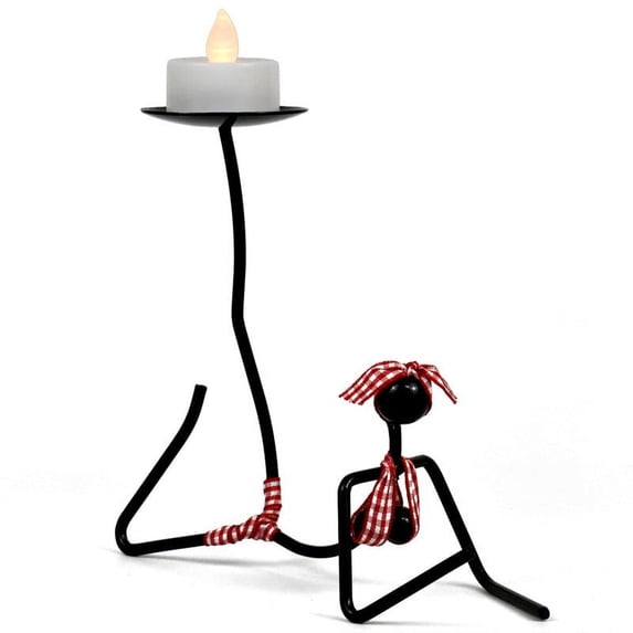 SLYNSHome Clearance Creative Candle Holder Decorative,Girls Statues Metal Wire Abstract Candlestick Minimalist Art Candle Holder for Entryway Living Room Shelf Centerpiece Home Coffee Table Decor
