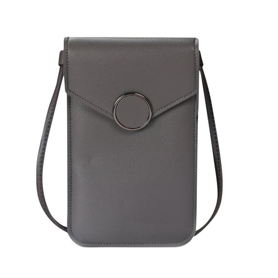 SLYNSHome Clearance DGS Women Touchscreen Phone Bags, Mini Leather Mobile Phone Crossbody Bags Shoulder Handbag Wallet With Credit Card Slots