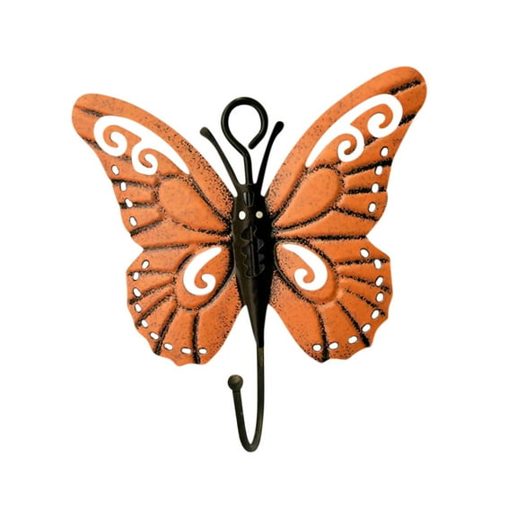 SLYNSHome Decorative Wall Hooks Decor Decorative Wall Hanger Art Flower Iron Hook Flower Wall Hook Kitchen Hooks Wall Coat Hooks Child Hat