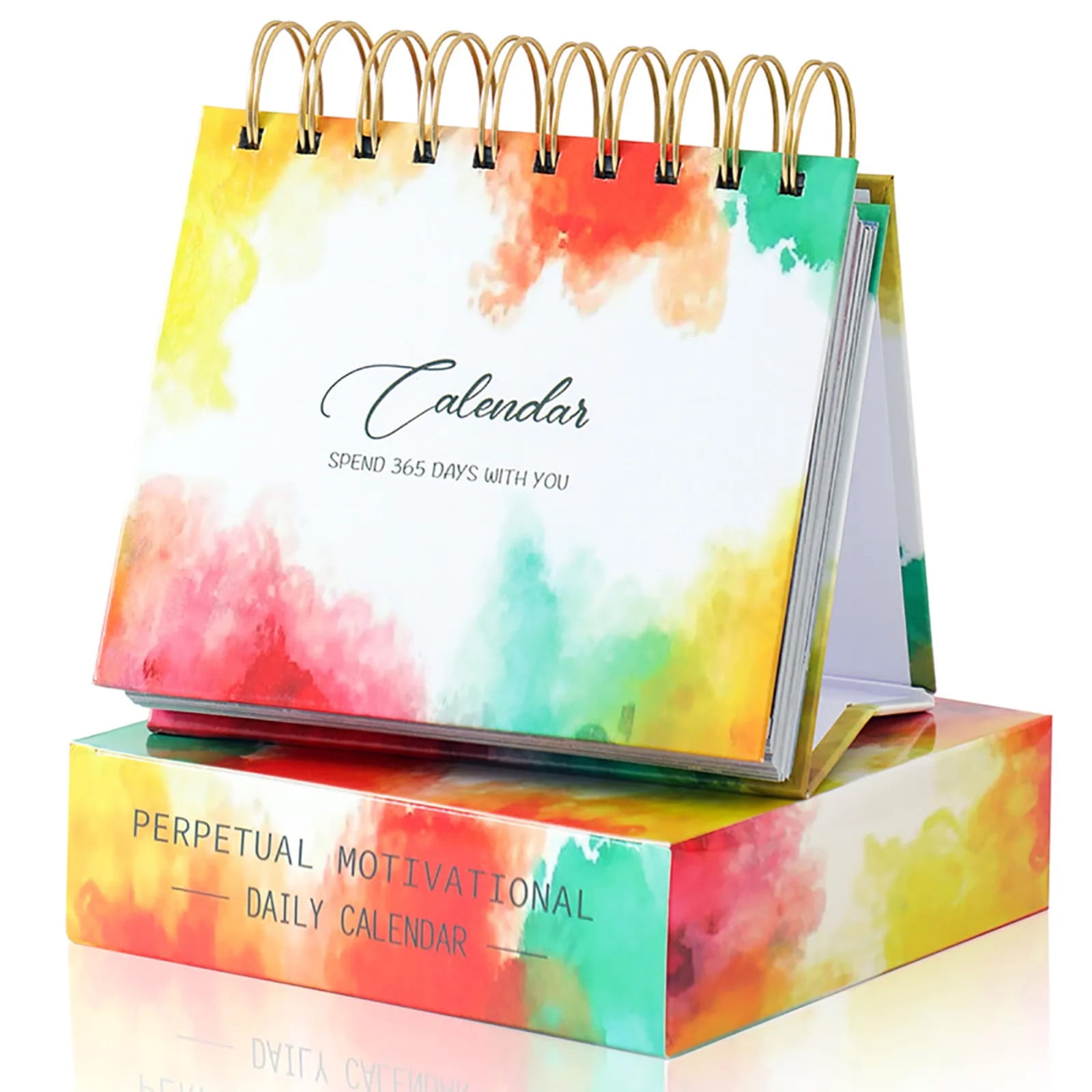 SLYNSHome Clearance Desk 2025 Calendar,Tabletop Mini Calendar with