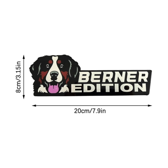 SLYNSHome Dog Car Badge Cutting Car Emblem Funy Dogs Badge Rated Car Emblem Automotive Badge Decals And Stickers For Car Truck Rv Exterior Decoration