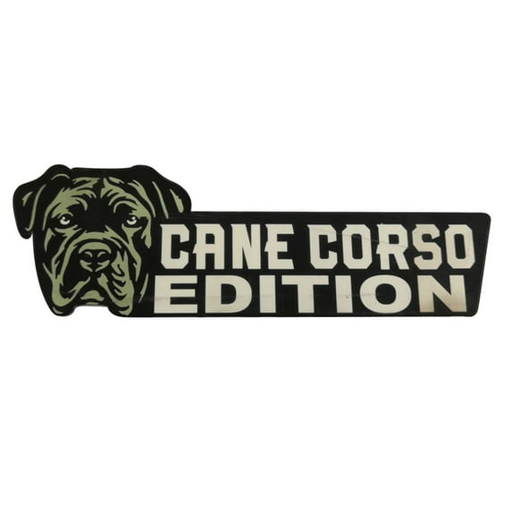 SLYNSHome Dog Car Badge Cutting Car Emblem Funy Dogs Badge Rated Car Emblem Automotive Badge Decals And Stickers For Car Truck Rv Exterior Decoration