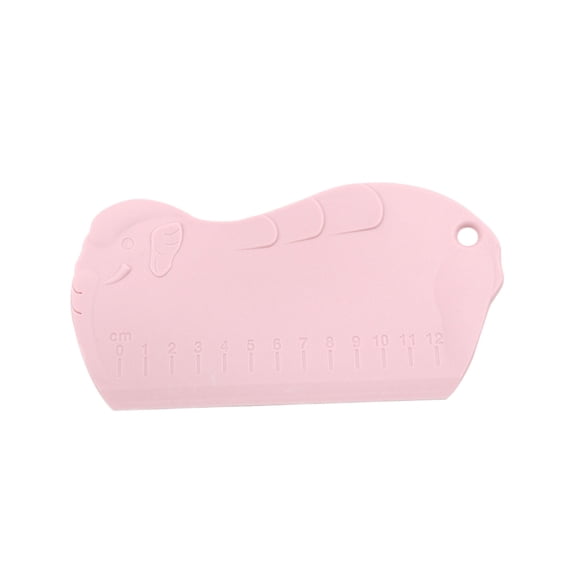 SLYNSHome Dough Scraper Bench Scraper,Flexible Bowl Scraper - Non-Slip - 6.6 inch - Bakeware Decorating Tools Pastry Cutter for Baking Kitchen Gadget (Pink)