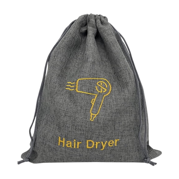 STPToys Dust Bags for Hair Dryer Dust Cover Bag for Handbags Dust-proof Drawstring Storage Pouch Travel Storage Bag - Small - Gray