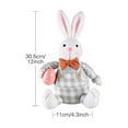 thumbnail image 1 of SLYNSHome Easter Gifts Bunny Dolls Decoration Cute Rabbit Plush Toys Figurines Ornament for Spring Home Party Table/Desk Top Housewarming Easter Gift (Gray), 1 of 7