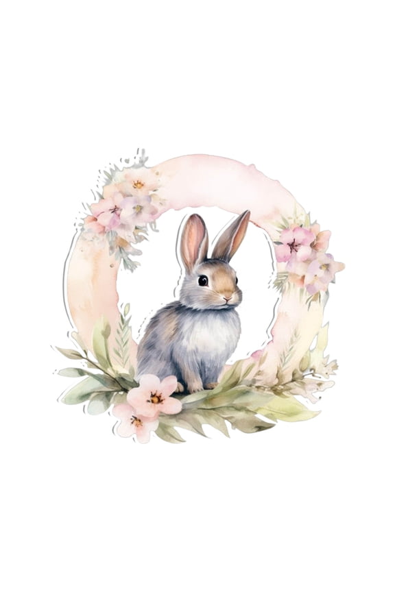 Easter Letter Rabbit Decoration Cute Bunny Ornament Hanging Pendant for Home Keychain Backpack Easter Gifts (O)