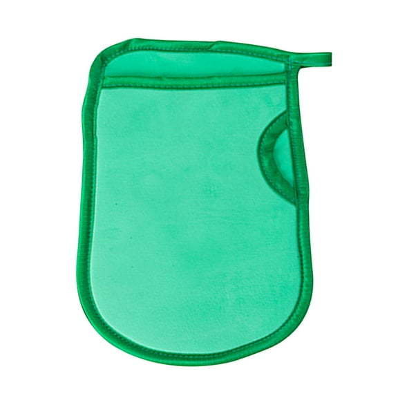 SLYNSHome Exfoliating Glove for Shower Skin Polishing Gloves,Body Scrubber Exfoliator Loofah Sponge Scrub Deep Remove Dirt and Dead Skin Cells to Visibly Smooth and Brighten (Green)