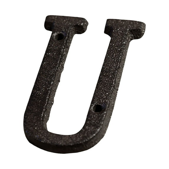 SLYNSHome Clearance Alloy Wrought Iron Number Letter DIY House Letter