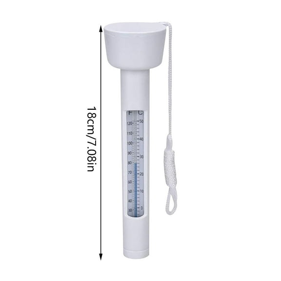 SLYNSHome Floating Pool Thermometer,Waterprool Large Display with String Easy to Read,Shatter Resistant,for Outdoor & Indoor Swimming Pools,Spas,Hot Tubs & Aquariums