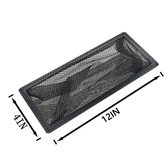 STPToys Floor Register Cover Trap,Air Vent Filter Mesh Catcher Floor Vent Mesh Filters Net Trap for Kitchen,Bathroom - 4x12 inch