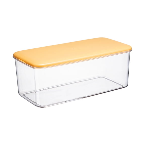 SLYNSHome Food Storage Containers with Lids for Fridge - Fresh-Keeping - Stackable - Fruits Storages Boxes for Vegetables/Meat Ktchen Organizers and Storage (4.3x5.7x11 inch)