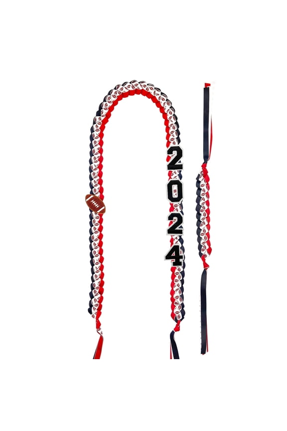 Graduation Ribbon Leis Braid Color Congrats Graduates Leis Necklace And Braid Bracelets For Graduation Party