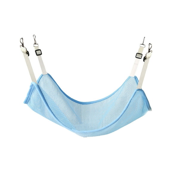 SLYNSHome Hanging Reversible Cat Hammock Bed Cat Hammock with Adjustable Straps Comfortable and Breathable Soft Pet Bed for Kitten Ferret Puppy Rabbit or Small Pet Spring/Summer/Fall