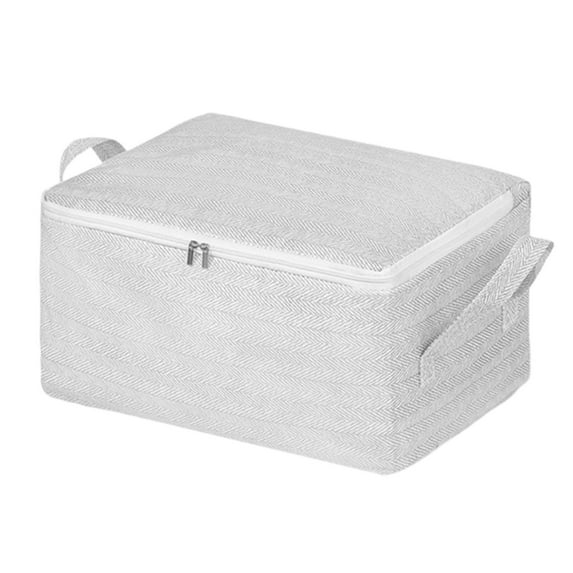 SLYNSHome Heavy Duty Storage With Reinforced Handles Extra Large Storage Bags For Clothes Tote Bag Double Zipper For Space Saving Travel