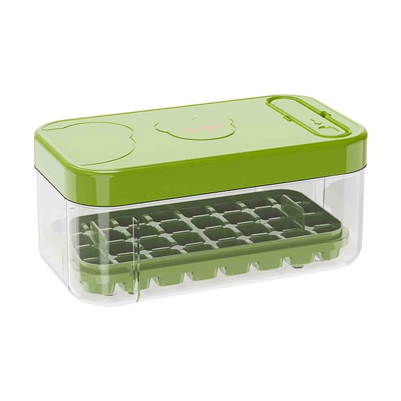 SLYNSHome Ice Block Mould Food Grade Homemade Ice Block Refrigerator Large Capacity Household Press Ice Storage Box Ice