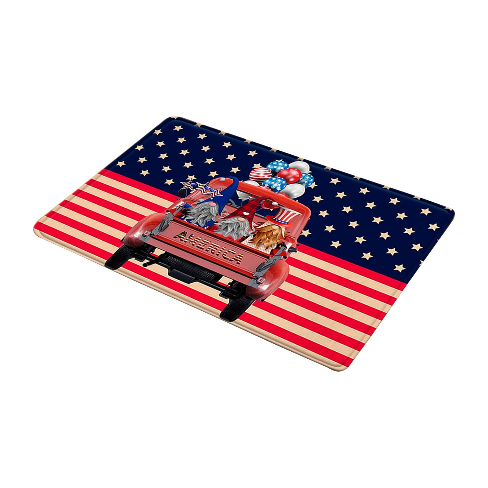 SLYNSHome Independence Day Door Mat,4th of July Patriotic Rugs Memorial ...