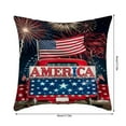 thumbnail image 1 of SLYNSHome Independence Day Pillow Covers Decorations 18x18 inch 4th of July Patriotic American Flag Throw Pillowcase Memorial Day Cushion Cover for Sofa Bed Car, 1 of 6