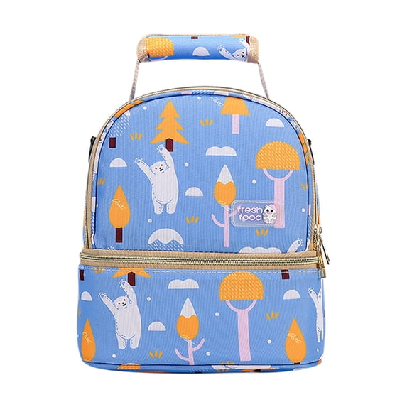 SLYNSHome Insulation Bag Milk Bag Milk Storage Backpack Bento Bag Double-layer Breast Milk Backpack Milk Bottle Fresh-keeping And Refrigerated Mommy Bag