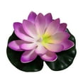 thumbnail image 1 of SLYNSHome LED Solar Floating Lotus Lights for Ponds - Waterproof - Battery Operated - Artificial Float Flower Light Lamp for Pools,Wedding,Garden Decoration (Purple), 1 of 7