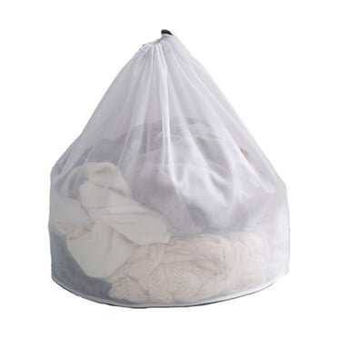 SLYNSHome Large Laundry Bag, Mesh Laundry Bags With Drawstring, Wash Bag For Delicates, Garment Laundry Mesh Bag For Family, College Dorm, Apartment