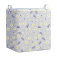 thumbnail image 1 of SLYNSHome Large Quilt Storage Cubes,Foldable Clothes Bin Collapsible Organizer Basket with Lid Zipper and Handles Divider For Home, Nursery,Dormitory,School Storage Bag, 1 of 4