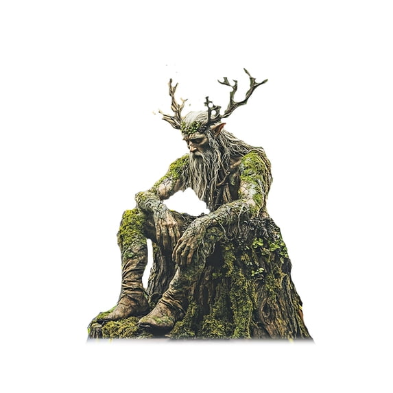 SLYNSHome Lawn Yard Decoration Forest Elf Statue with Stakes Acrylic Garden Ground Insert Signs for Home Patio Outdoor