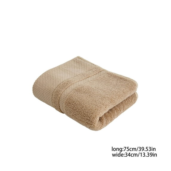 SLYNSHome Luxury Towels Quick Dry Towels Super Soft and Absorbent Washcloths Hand/Face Towels for Bathroom Kitchen - Khaki