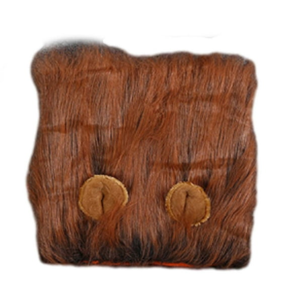 SLYNSHome Mane Wig For Dogs With Ears Funny Pet Costumes For Halloween Christmas