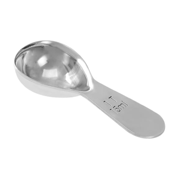 SLYNSHome Measuring Spoon - Stainless Steel - 3.7 inch - Coffee Measuring Spoons Scale Teaspoon Kitchen Spoons for Baking Kitchen Gadget - 0.5 oz