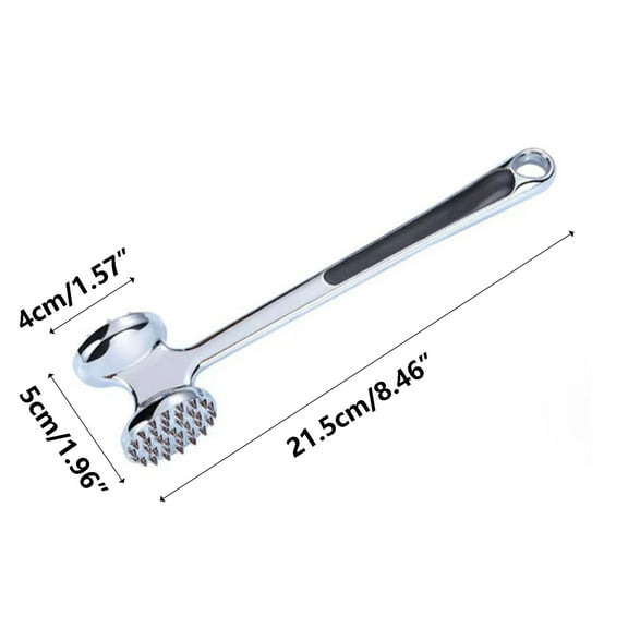 SLYNSHome Meat Tenderizer Hammer Kitchen Gadget Mallet for Tenderizing Chicken,Beef,Pork & Nuts with Non-Slip Grip - Dishwasher Safe