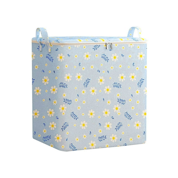 SLYNSHome Non-woven Zipper Storage Bag Moving Quilt Storage Basket Travel Large-capacity Clothing Storage Bag