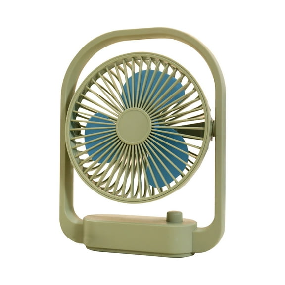 SLYNSHome Outdoor Portable Handle Small Tabletop Fan With Infinite Speed Regulation Soft And Long-lasting Desktop Fan