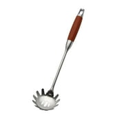 SLYNSHome Pasta Spoon Server With Teeth,Stainless Steel Spaghetti Claw Slotted Noodle Scoop Dumpling Egg Serving Cooking Tool Professional Heat Proof Strong Sturdy