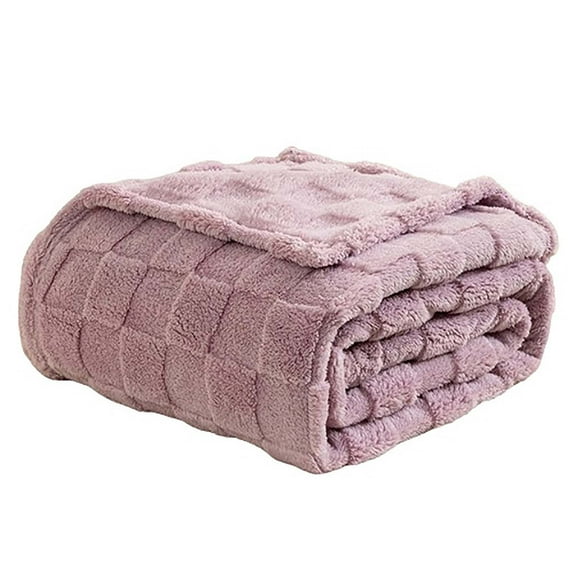 SLYNSHome Purple Throw Blanket for Couch,Cozy Soft Blankets for Women Fleece Throws for Mothers Day Decor Gifts - 39x59 inch