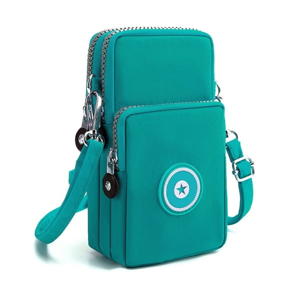 STPToys Small Crossbody Bag for Women,Cell Phone Bags Mini Over Shoulder Handbag Purse Backpack for Travel,Camping,Hiking - Green