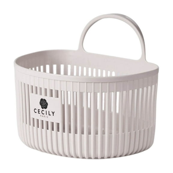 SLYNSHome Small Hanging Storage Basket Bin for Kitchen/Bathroom - 6.3x7 inch - Wall Mount - Home Storage Organizer for Cabinets,Pantry,Closets,Bedroom (Gray)