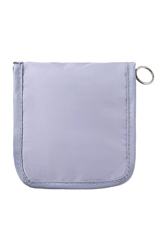 SLYNSHome Small Soft Leather Wallet for Women,Ladies Card Holder Mini Purse Medicines Bag for Travel - Purple