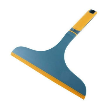 SLYNSHome Squeegee for Shower Doors,- 9.6x10.6 inch - Multi-Purpose Silicon Soft Wiper Heavy Duty Window Scrubber for Cleaning Glass Floor Tabletop Mirror Car Windshield (Green)