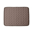 thumbnail image 1 of SLYNSHome Summer Cooling Pet Mat & Sleeping Pad Ice Silk Dog Cool Mats Cooling Dogs Cats Kennel Bed Pads - Brown, 1 of 5