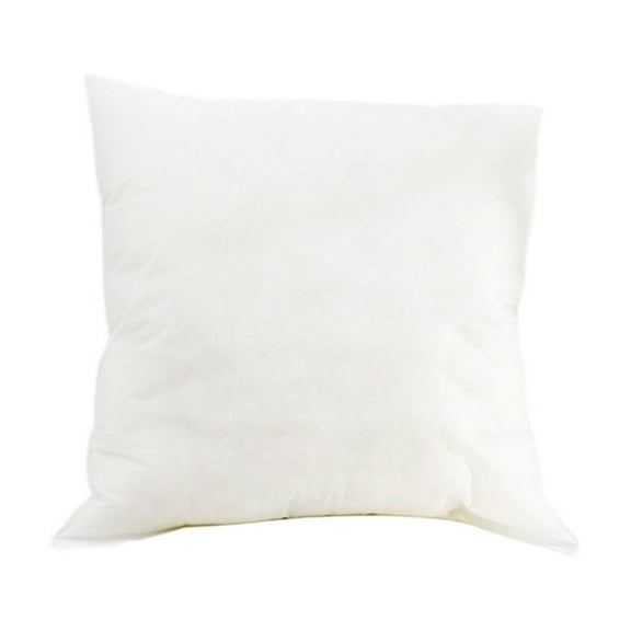 SLYNSHome Throw Pillow Insert,18x18 inch White Sofa Pillow Core Square Cushion Insert Firm Support Breathable Pillows Core for Bedroom Sofa Chair Car Sofa Farmhouse Home Winter Decoration