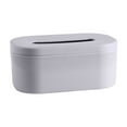 thumbnail image 1 of STPToys Tissue Box Cover Rectangle,Plastic Tissue Box Holder Decorative Tissue Case Rectangular for Home Office Table Storage & Organization - Gray, 1 of 7