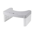 thumbnail image 1 of SLYNSHome Toilet Stools for Pooping - 6.3X9X14.4 inch - Detachable - Non-Slip - Toilet Squat Stool Toilet Poop Bench for Fits All Toilets (Gray), 1 of 9