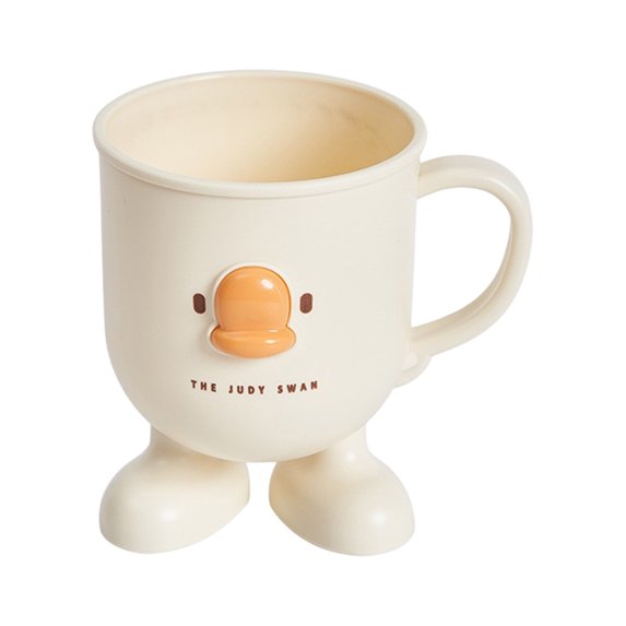 STPToys Toothbrush Cup for Bathroom,Plastic Rinse Cup with Handle Unbreakable Toothbrush Cup Mouthwash Cup for Shower