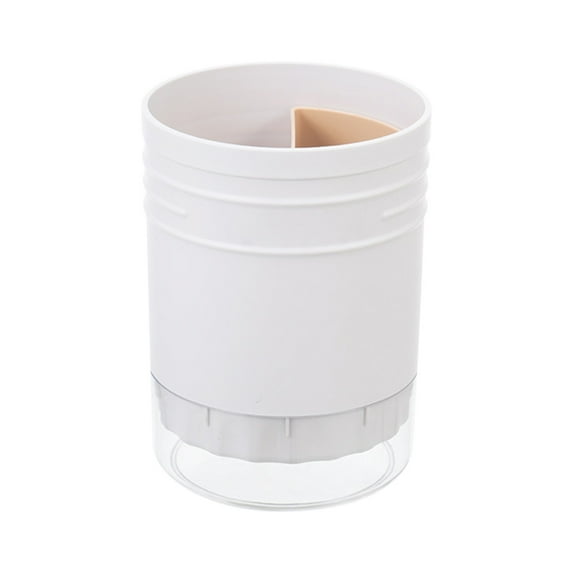 STPToys Utensil Holder,Plastic Silverware Drying Rack Cutlery Flatware Holder Kitchen Counter Drainer Basket Kitchen Storage & Organization - White