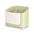 thumbnail image 1 of STPToys Utensil Holder for Kitchen Counter,Plastic Cutlery Storage Organizer Holder Silverware Drying Rack for Fork Spoon Spatula - Green, 1 of 7