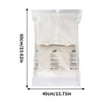thumbnail image 1 of SLYNSHome Vacuum Storage Bags for Clothes Compression Sealer Clothing Organizer Bags for Comforters Blankets Quilt Space Saver - 15.7x23.6 inch, 1 of 1