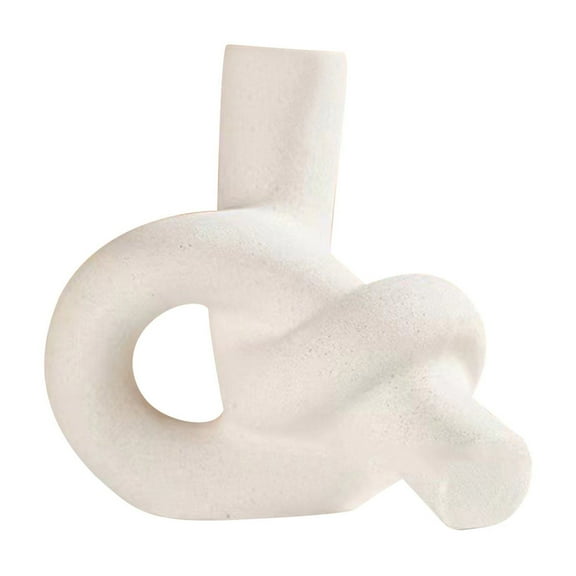 SLYNSHome Vase Art Flower Vases Decor,Flower Bottle Art Style Resin Decorative Vase for Home Wedding Valentine Gift Desktop Living Room Decoration