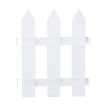 SLYNSHome White Edging Garden Picket Fence Borders,Decorative Garden Fences and Borders for Dogs No Dig Garden Fence Panel for Flower Beds Yard Patio Animal Barrier